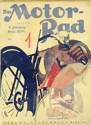 Das Motorrad 1929 Heft 1
