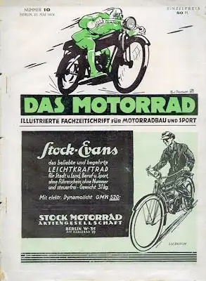 Das Motorrad 1924 Heft 10