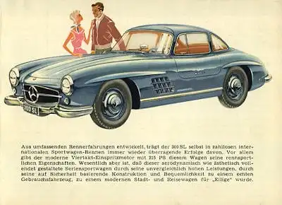 Mercedes-Benz Programm ca. 1956 Reprint