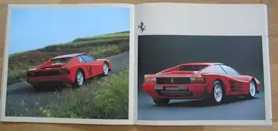 Ferrari Testarossa Prospekt 1984