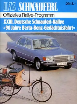 Schnauferl Rallye Programm 4.-6.8.1978