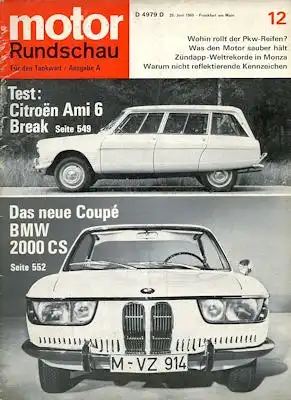 Motor Rundschau 1965 Heft 12