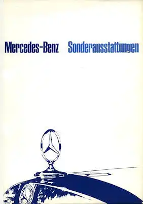 Mercedes-Benz Sonderausstattung Prospekt 5.1966