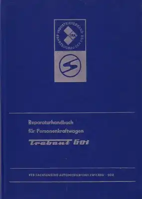 Trabant 601 Reparatusanleitung 11.1974