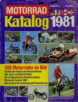 Motorrad Katalog 1981