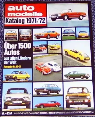 Auto Modelle 1971/72 Nr.15