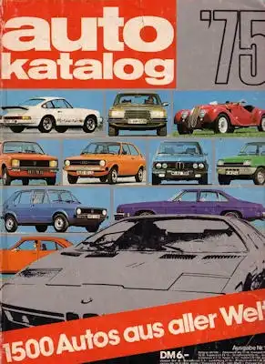Auto Katalog 1975 Nr.18