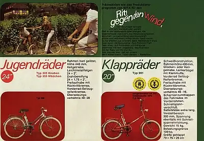 Mifa Fahrrad Programm 1973