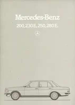 Mercedes-Benz 200-280 E Prospekt 9.1982