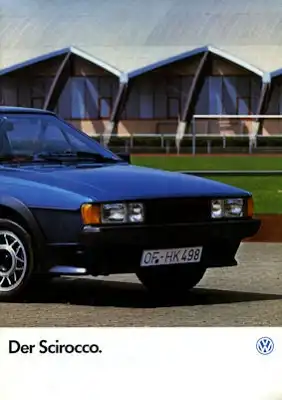 VW Scirocco 2 Prospekt 1.1986