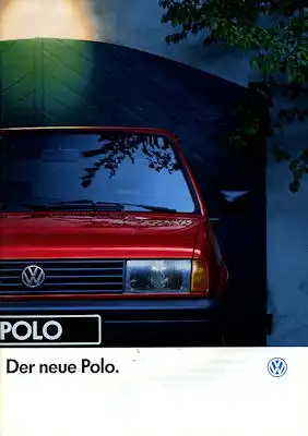 VW Polo 2 Facelift Prospekt 8.1990