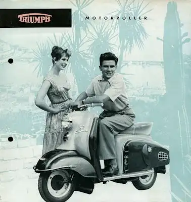 Triumph Motorroller Prospekt 1956