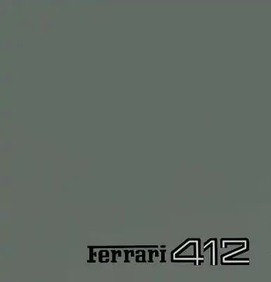 Ferrari 412 Prospekt 1985