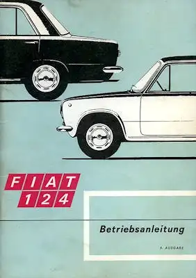 Fiat 124 Bedienungsanleitung 1969