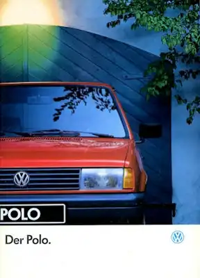 VW Polo 2 Facelift Prospekt 8.1992