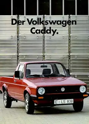 VW Caddy Prospekt 1.1986
