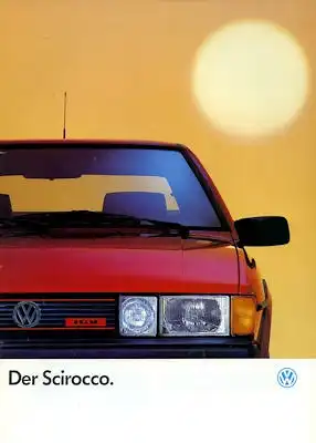 VW Scirocco 2 Prospekt 1.1989