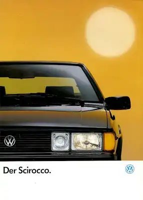 VW Scirocco 2 Prospekt 1.1992