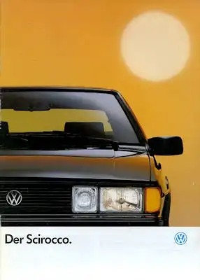 VW Scirocco 2 Prospekt 1.1990