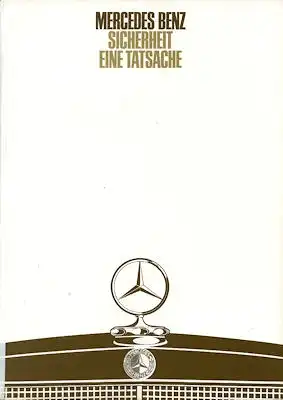 Mercedes-Benz Sicherheit Prospekt 6.1968