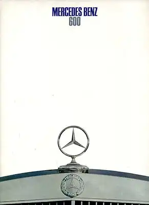 Mercedes-Benz 600 Prospekt 5.1968