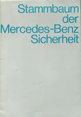 Mercedes-Benz Sicherheit Prospekt 9.1969