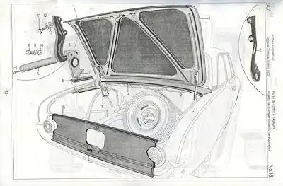 Ford Taunus 17 M P 3 Bildtafel Katalog 1960er Jahre