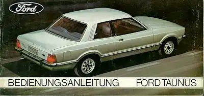 Ford Taunus Bedienungsanleitung 1.1976