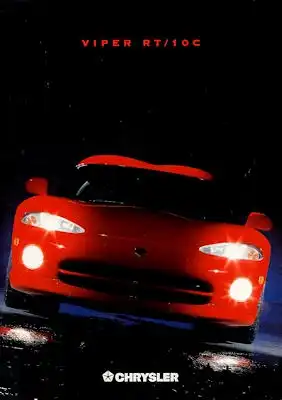 Chrysler Viper RT / 10 C Prospekt 1996