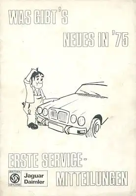 Jaguar Erste Service Information 1975