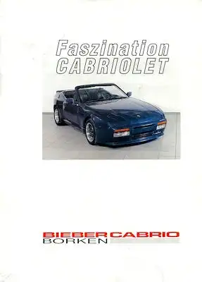 Bieber Cabrio Prospekt ca. 1990