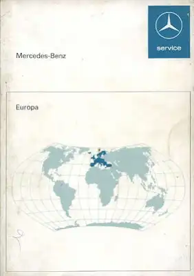 Mercedes-Benz Kundendienst-Stationen Europa 1.1973