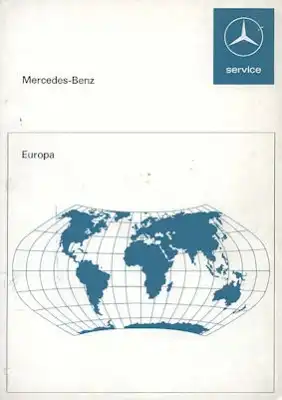 Mercedes-Benz Kundendienst-Stationen Europa 5.1977