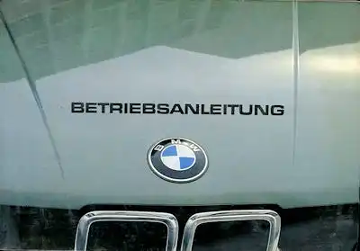 BMW 518 520i 525i 528i Bedienungsanleitung 3.1981