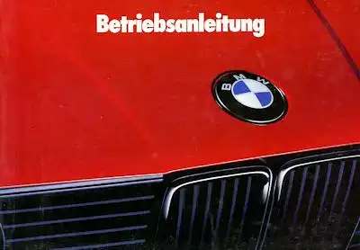 BMW 316i-325i / Cabrio, 325iX, 324 d / td / touring Bedienungsanleitung 1988