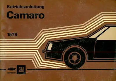 Chevrolet Camaro Bedienungsanleitung 1979