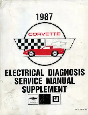 Chevrolet Corvette Reparaturanleitung Elektrik Nachtrag 1987