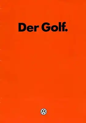 VW Golf 1 Prospekt 8.1981