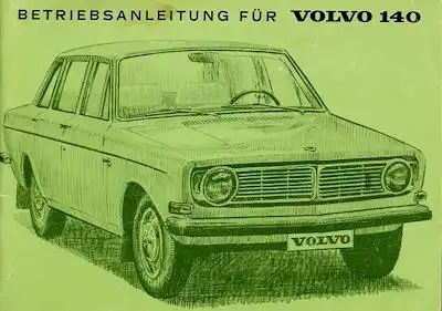 Volvo 140 Bedienungsanleitung 10.1969