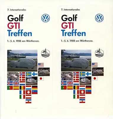 7. Internationales VW Golf GTI Treffen am Wörthersee 1988