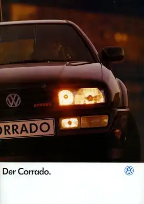 VW Corrado Prospekt 8.1992