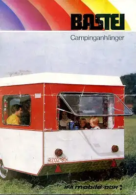 IFA Bastei Campinganhänger Prospekt 1974