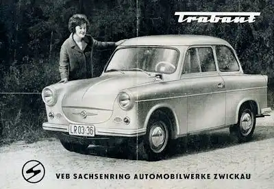 Trabant P 50 Prospekt 1961