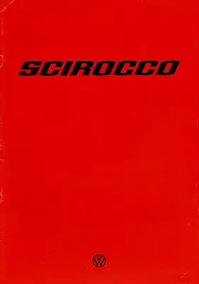 VW Scirocco Prospekt 8.1977