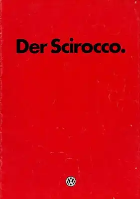 VW Scirocco Prospekt 8.1979