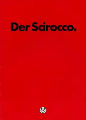 VW Scirocco 2 Prospekt 8.1984
