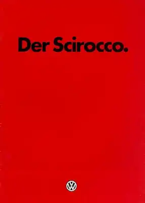 VW Scirocco 2 Prospekt 1.1985