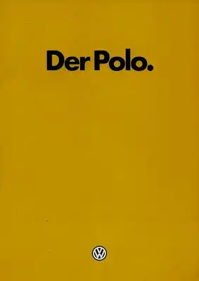VW Polo 2 Prospekt 8.1982