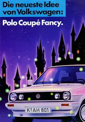 VW Polo 2 Coupé Fancy Prospekt 2.1987