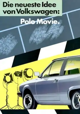 VW Polo 2 Movie Prospekt 10.1986